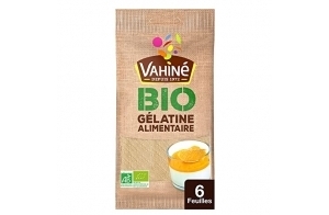Vahine - Gélatine Feuille Bio 10 g