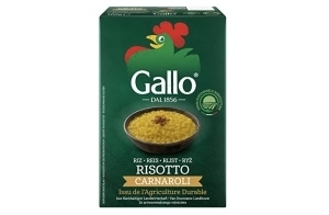 Riso Gallo Carnaroli Riz Haut de Gamme pour Risotto sous Vide 500 g - Lot de 4