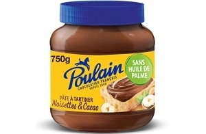 Poulain Chocolat Pâte à Tartiner Cacao Noisettes 750 g