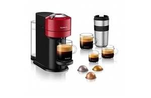 Nespresso Krups Machine à Café, Cafetière Espresso, Vertuo Next Rouge YY4296FD