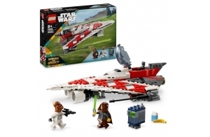 LEGO Star Wars Le Chasseur Stellaire de Jedi Bob - Véhicule à Construire pour Enfants - Vaisseau en Briques avec Minifigurines à Collectionner - Cadeau pour Les Filles et Les Garçons dès 8 Ans 75388