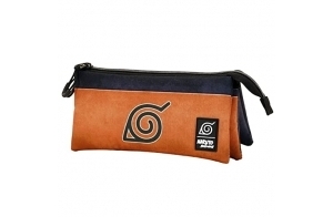 Naruto Symbol-Trousse Triple ECO, Orange