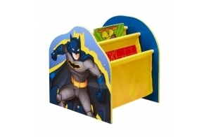 Batman - Bibliothèque à Pochettes pour Enfants - Rangement de Livres pour Chambre d’Enfant