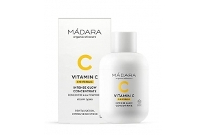 MÁDARA Organic Skincare | Concentré Eclat Intense Vitamine C - 30ml, Booster d'éclat, Eclaircissant, Testé dermatologiquement, Vegan, Certifié Ecocert, Packaging recyclable