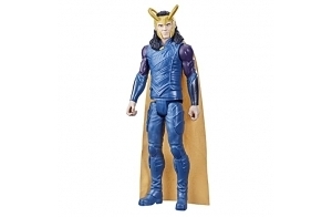 Marvel Avengers Titan Hero Series Collectible Loki Action Figure, Toy For Ages 4 and Up F2246, Black, 12-Inch