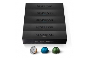 Nespresso Vertuo - Bundle Café Mug 50 Capsules de café - 20x Melozio, 10x Odacio, 20x Stormio