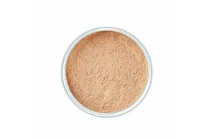 ARTDECO Mineral Powder Foundation - Poudre libre protectrice sous forme compacte pour un fini uniforme et délicatement mat - 1 x 15 g, Warm 6 honey