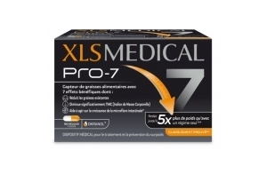 XL-S Medical PRO-7 - Gélules pour une aide à la perte de poids - 7 bénéfices (1) (2) - Perdez jusqu'à 5x plus de poids qu'avec un régime seul (1) - 180 gélules pour 1 mois