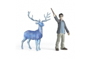 schleich 42680 Harry Potter et son Patronus, dès 6 ans, WIZARDING WORLD - figurine, 16 x 11 x 18 cm