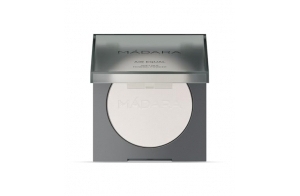 MÁDARA Organic Skincare Air Equal Soft Silk Mineral Powder, #0 Translucent, 9 g - Finition mate, Poudre de fixation pour soin de la peau sans talc, Testée dermatologiquement, Certifiée Cosmos Natural