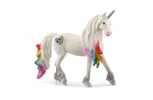 Schleich 70725 Licorne Arc-en-Ciel, mâle (bayala) Multicolore