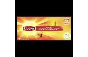 Lipton Thé Delicate English Breakfast 25 Sachets