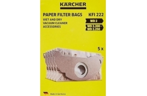 Kärcher 6.904-322.0 Sachet filtre papier accessoire pour les aspirateurs multifonctions eau et poussières, Marron