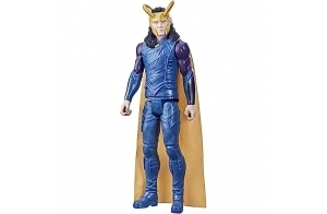 Marvel Avengers Titan Hero Series Collectible Loki Action Figure, Toy For Ages 4 and Up F2246, Black, 12-Inch