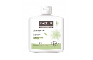 Cattier Shampooing Cheveux, Gras Argile Verte, Cuir Chevelu Gras, BIO, 250 ml