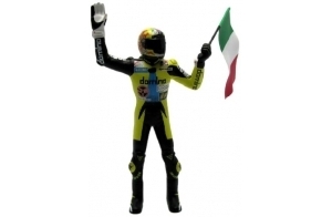 Minichamps - 312960146 - Véhicule Miniature - Figurines Valentino Rossi - Riding GP 125 1996 - Echelle 1/12