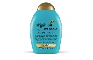 OGX Après-Shampoing Renewing + Argan Oil of Morocco (flacon de 385 ml) – Après-shampoing à l'huile d'argan du Maroc pour cheveux secs et abîmés – Soin cheveux revitalisant