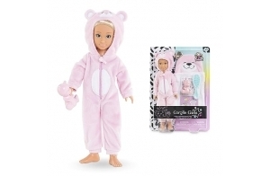 Corolle Girls - Coffret Valentine Pyjama Party, poupée Mannequin, 7 Accessoires, 28cm, dès 4 Ans, 9000600190