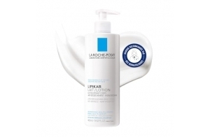 La Roche-Posay, Lipikar, Lait Corps Relipidant Anti-Dessèchement, Nourrit & Apaise, Enrichi en Beurre de Karité & Eau Thermale, Pour Peaux Sèches à Tendance à l'Eczéma Atopique, 400 ml