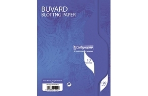 Calligraphe 1002C Un Sachet de 10 Buvards Blancs (une Marque de Clairefontaine) - 16x21 cm - Papier 100 g