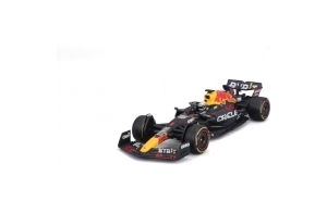 Bburago Red Bull Racing RB18 (2022) with Helmet Perez 1:43 Scale Die-Cast Race Car