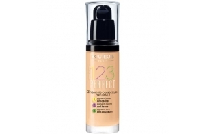 Bourjois - Fond de Teint 1.2.3 Perfect - 3 en 1 : Anticernes, Anti-Terne et Anti-Rougeurs - Fini Semi-Mat - Formule Anti-Brillance et Hydratante - 54 Beige 30ml