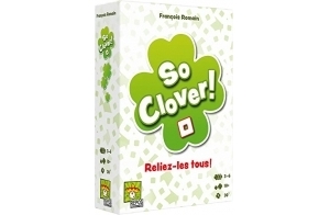 Asmodee - So Clover! Jeu d Association d'Idées - Jeu de Réflexion pour Adultes et Enfants dès 10 Ans - Reliez-Les Tous! - Jeu Société Coopératif - 3-6 Joueurs -30 Min- en Français - Repos Production