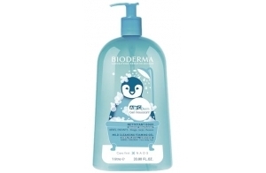 Bioderma - Abcderm - Nettoyant doux - Bébés, enfants - Pour corps, visage et cheveux - 1 L