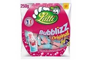 Lutti Bubblizz Original Gomme à Mâcher, 250 g