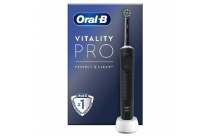 Oral-B Vitality Pro Brosse À Dents Électrique Noire, 1 Brossette