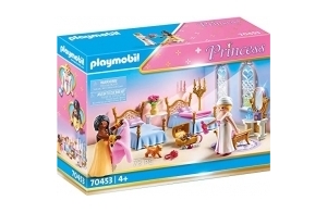 Playmobil 70453 Chambre de Princesse avec Coiffeuse - Princess - avec Deux Personnages, Deux Chats et des Accessoires - Aventure Magique de Princesses - Dès 4 Ans