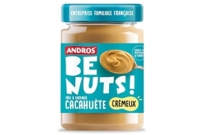 Andros Be Nuts - Pâte à tartiner Cacahuète - Crémeux - 325G