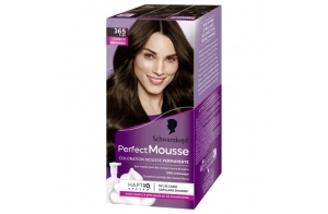 Schwarzkopf - Perfect Mousse - Coloration Cheveux - Mousse Permanente sans Ammoniaque - Masque Soin 96 % d'ingrédients d'origine naturelle - Choco Brownie 365, 1 Unité (Lot de 1)