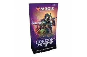 Magic The Gathering- Pack de Draft de 3 boosters Horizons du Modern 2, 45 Cartes Magic