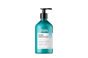 L'Oréal Professionnel, Shampoing Anti-Peliculles Dermo-Clarifiant, Cuirs Chevelus à Pellicules Sèches & Grasses, Sans Silicone, Élimine les Pellicules & Apaise, Scalp Advanced, Serie Expert, 500 ml