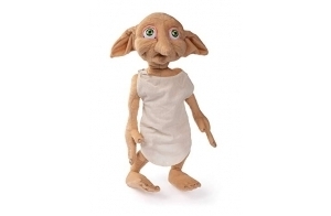 WOW! STUFF House Elf Dobby Feature Plush with Sounds , Harry Potter Soft Toy , Collectible Teddy with 6 Iconic Phrases, Brown