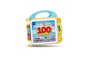 VTech - Mon Imagier Bilingue, Imagier Parlant Mes 100 Véhicules, Livre Sonore, 12 Pages Illustrées et Interactives, Jouet Éducatif, Cadeau Enfant Dès 18 Mois - Contenu en Français et Anglais