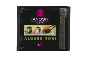 TANOSHI Feuilles d' Algues Grillées Noir 17,5 g