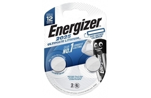 Energizer Ultimate Lith CR2025 BP2 Chrome