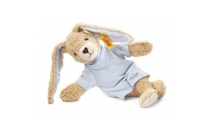 Steiff - 237508 - Peluche - Hoppel - Lapin - Bleu - 20 cm