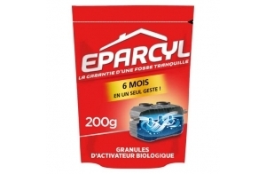 Eparcyl – Granules 200g (6 mois de traitement) Activateur Biologique pour Fosses Septiques – Entretien Fosses Septiques