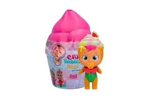 Cry Babies Magic Tears Icy World Frozen Frutti, Mini Poupée Surprise à Collectionner Parfumée qui Pleure et Fait de la Neige, Jouet et Cadeau pour Enfants +3 Ans