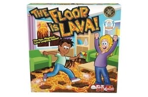 Floor is Lava ! Echappe A La Lave - Jeu de Société interactif pour Enfants dès 5 Ans - Développe l’Equilibre - A jouer en Famille - Jeu Intérieur ou Extérieur - 2 à 6 joueurs - 20 min