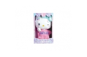 JEMINI 024406 Hello Kitty Kimono KAWAÏ Peluche +-22 CM, Multicolore