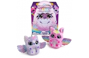 Hatchimals Alive Pufficorn Éclosion Secrète Peluches et Animaux interactifs Oeuf Surprise À Faire Éclore, Lumières Et Brume Plus 100 Sons Et Réactions Jouet Enfant 5 Ans et Plus - Modèle Aléatoire