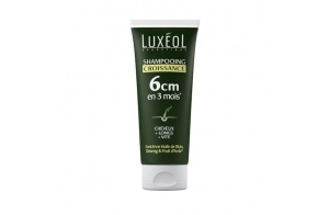 LUXÉOL - Shampoing Croissance - Pousse de 6cm en 3 Mois* - Des Cheveux Plus Longs Plus Vite - Cliniquement Prouvé - Formule d'Origine Naturelle - Huile de Ricin, Amla & Ginseng(3) - 200 ml