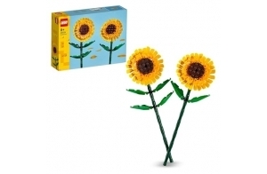 Lego Tournesols - Kit de Construction de Fleurs Artificielles pour Enfants Dès 8 Ans, à Exposer comme Accessoire de Chambre d'enfant ou Décoration de Maison, Cadeau pour Adolescents 40524