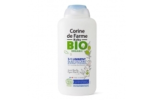 Corine de Farme - Liniment Oléo-Calcaire 3en1 BIO ECOCERT COSMOS - Nettoie, Protège, Apaise les Fesses de Bébé et Nouveau-Né - Hypoallergénique - 500 ml