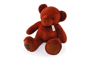 Histoire d'Ours - Peluche Géante Ours - Le Nounours - Cannelle - 75 cm - Très Grande Peluche Super Douce à Caliner pour les Enfants - Idée Cadeau de Naissance Bébé, Noël et Anniversaire - HO3237