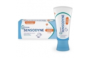 Sensodyne Pro-émail Junior, Dentifrice pour Enfants de 6 à 12 ans, Aide à Prévenir les Caries et Renforce l'Émail, Dents Sensibles, Menthe Douce, 50ml